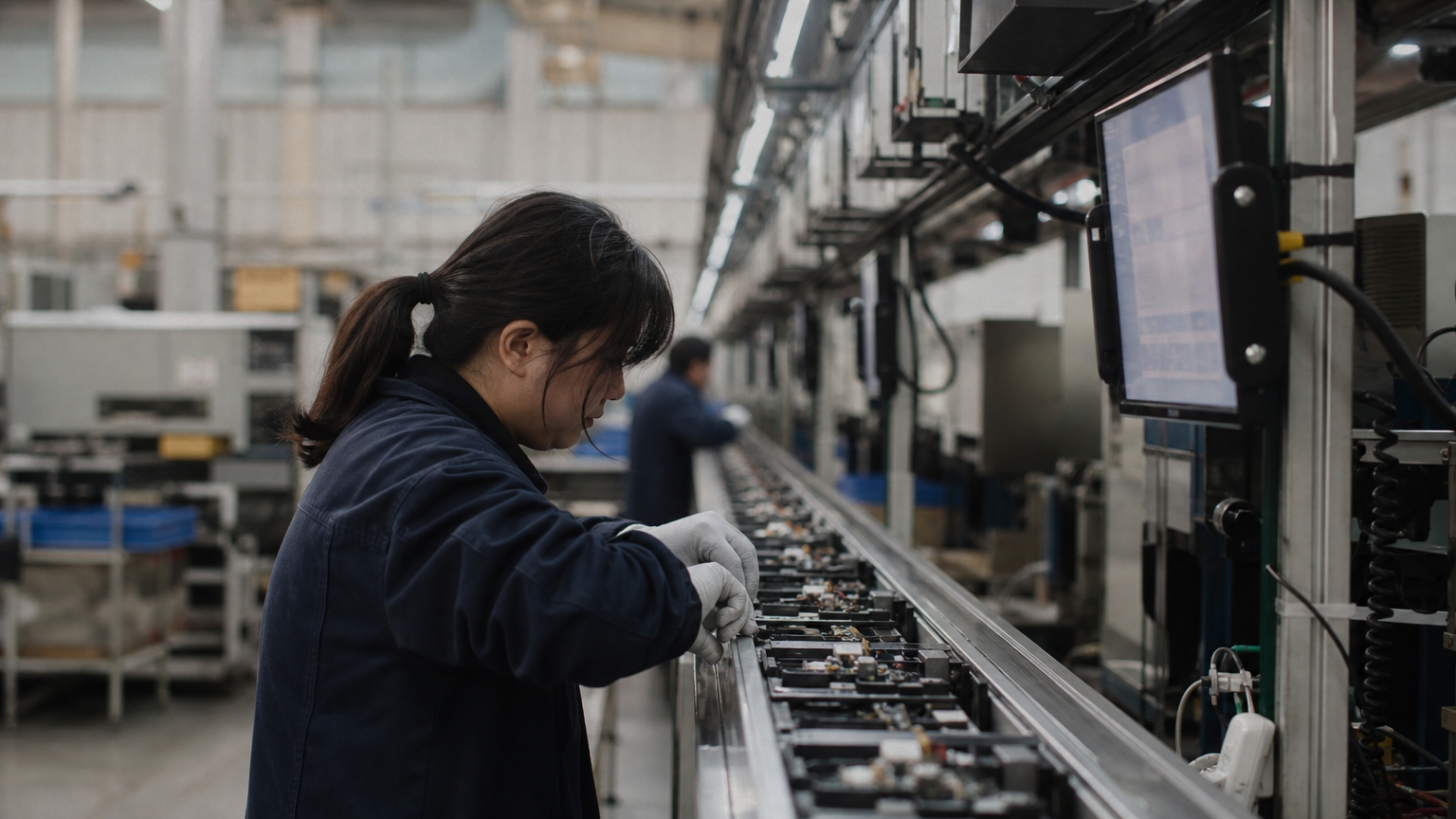 A single large factory line feeding one dominant buyer